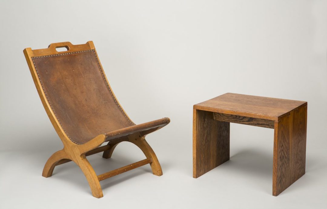 Stool and Lazy-J Chair