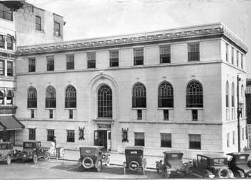 Pack Library in 1926 now houses the Asheville Art Museum's North Wing.