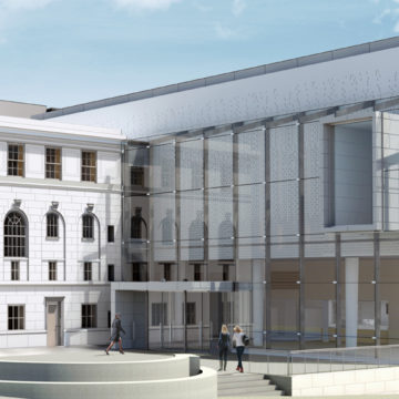 Rendering of the new Asheville Art Museum