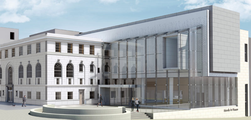 Rendering of the new Asheville Art Museum