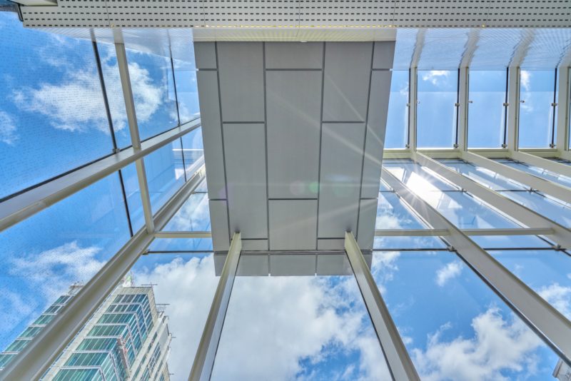 Looking up in the atrium. Credit: David Huff Creative