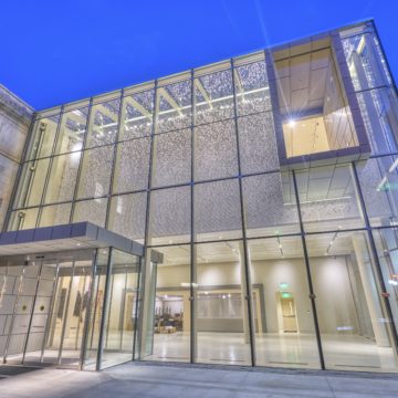 Photo of the Museum at night