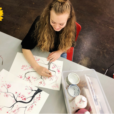 Museum Intern Ivy McMillan