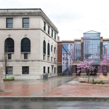 The facade of the Asheville Art Museum in 2013.