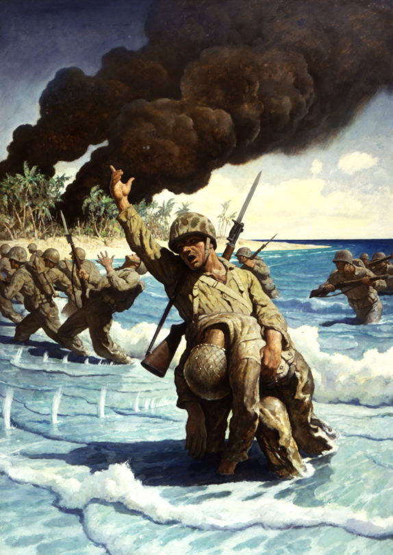Marines Landing on the Beach