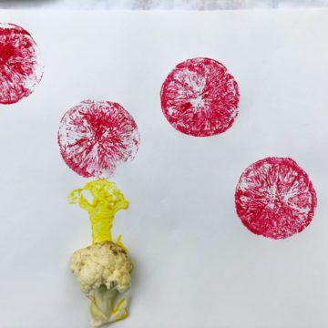 Fruit and Vegetable Prints, Kids' Crafts