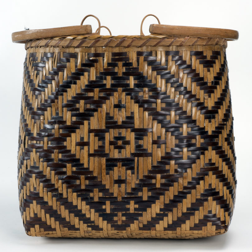 A basket featured in the exhibition.