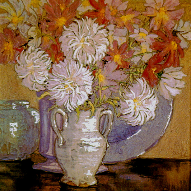 A painting featured in the exhibition.